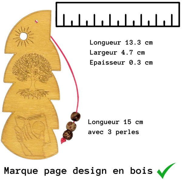Marque Page Arbre de Vie Ensoleillé – Image 3