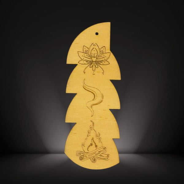 Marque Page Feu de Bois Envoutant